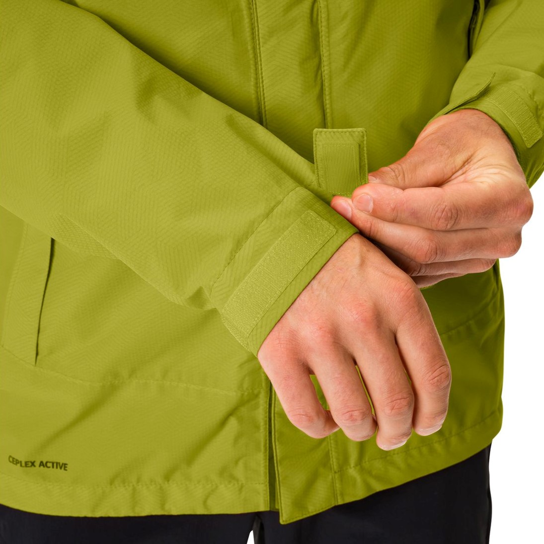 Chaqueta de Lluvia Lierne II Hombre – Wild Lime - Imagen 7