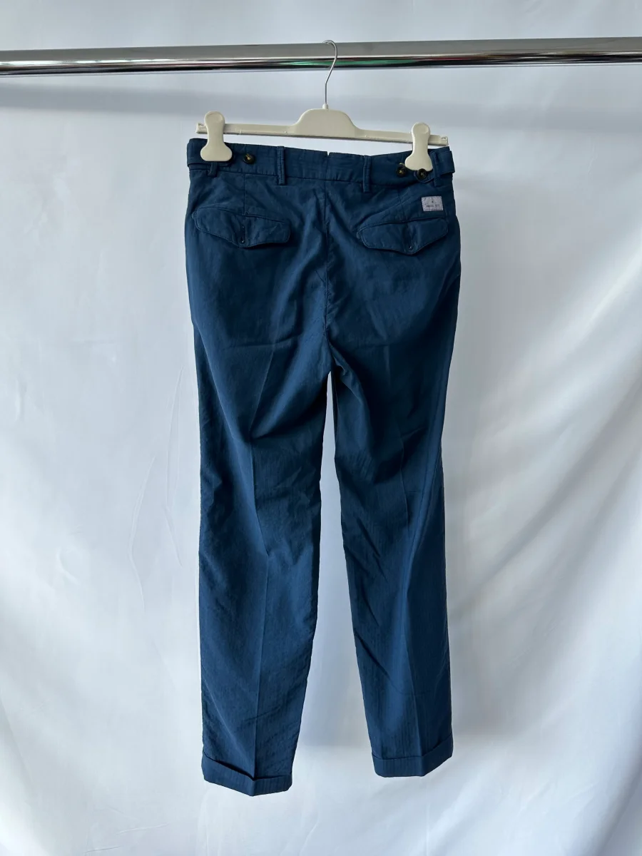 Manuel Ritz Trousers in Navy Blue Trousers - Imagen 3