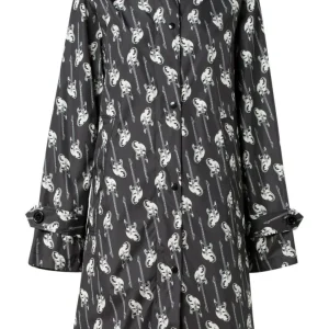 Dorothee Schumacher Women's Black Rock Star Raincoat