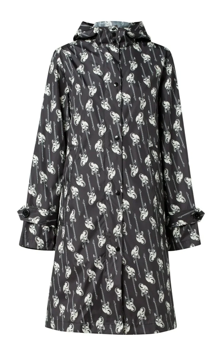 Dorothee Schumacher Women's Black Rock Star Raincoat - Imagen 2