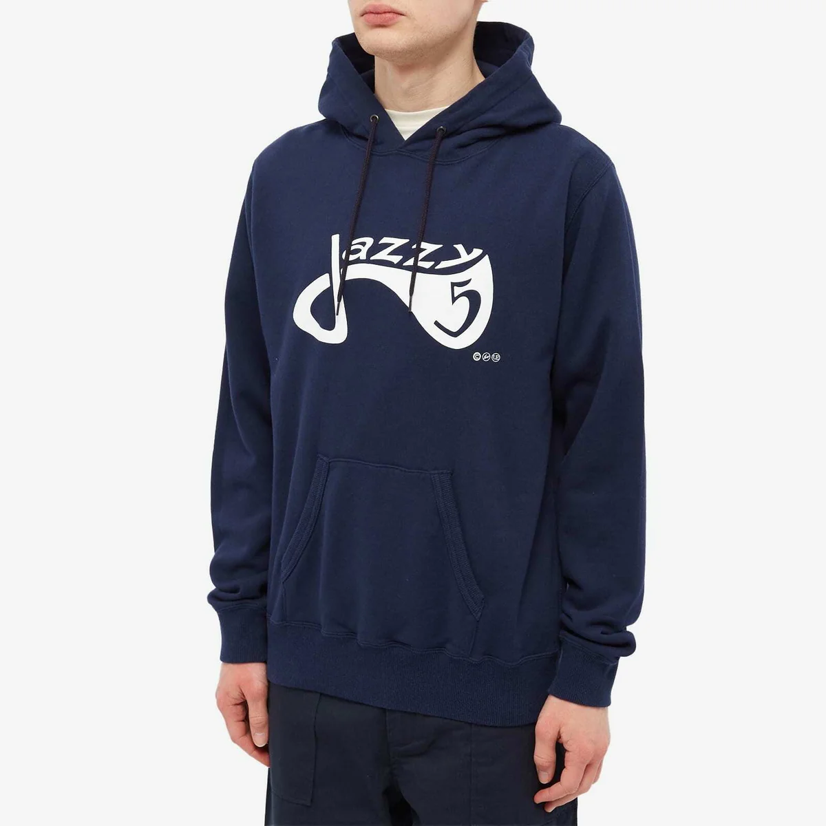 Uniform Experiment Men's Fragment Jazzy Jay 5 Hoody in Navy - Imagen 3