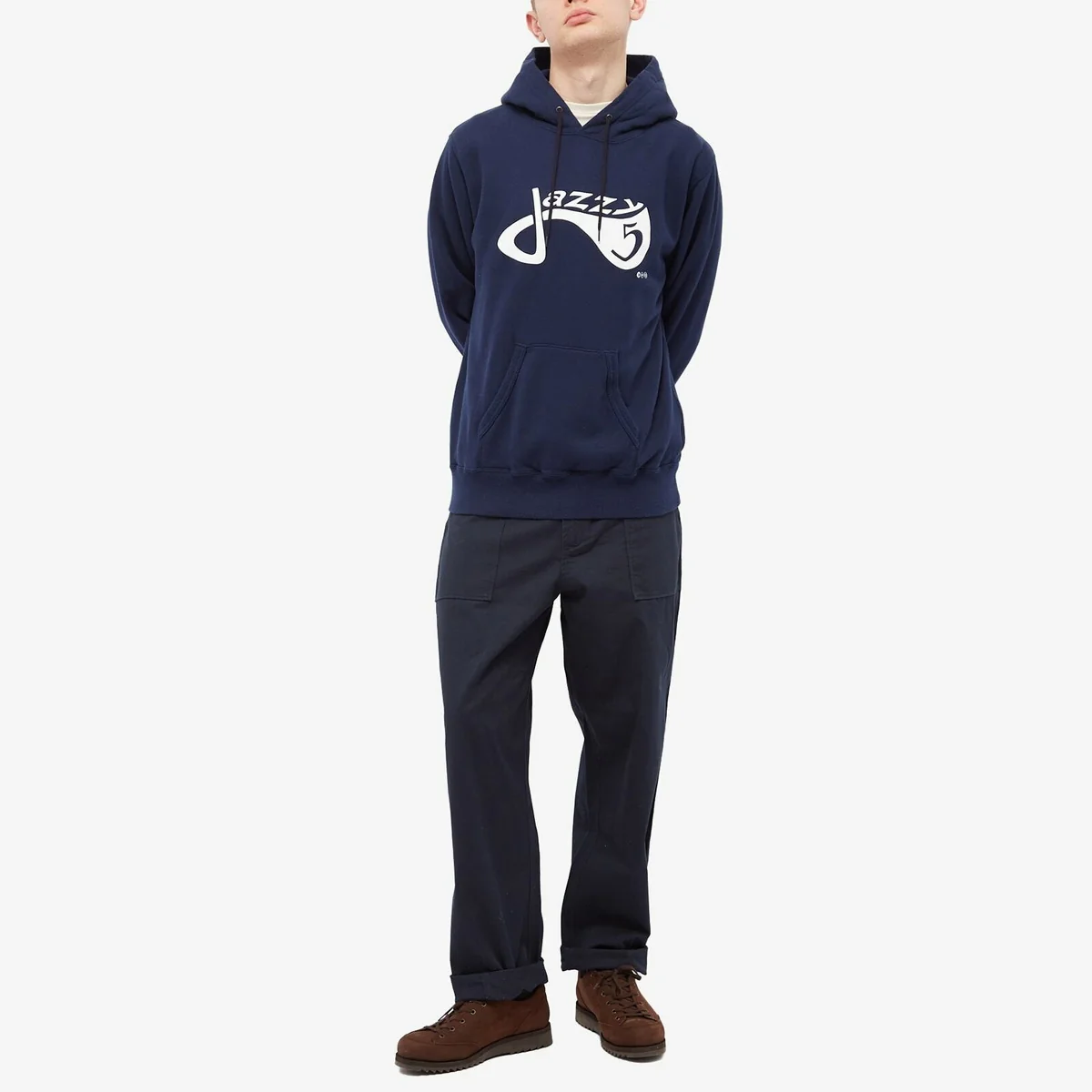 Uniform Experiment Men's Fragment Jazzy Jay 5 Hoody in Navy - Imagen 2