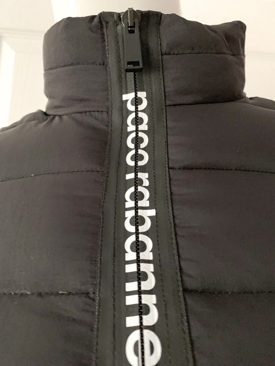 PACO RABANNE Black Down Bodyline Jacket - Imagen 3