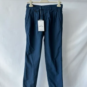 Manuel Ritz Trousers in Navy Blue Trousers