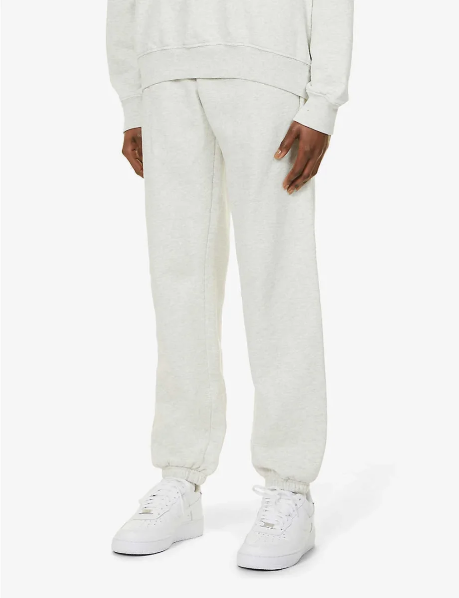 SPORTY & RICH Good Health Heather Grey Joggers - Imagen 6