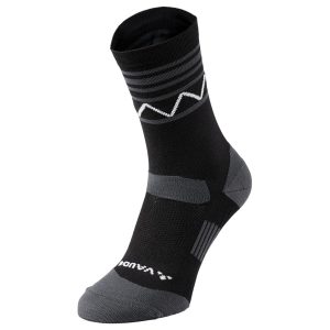 Calcetines para Bicicleta Mid Negro / Blanco