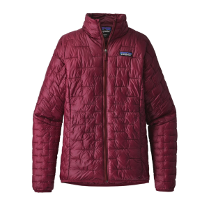 Parka Sintética Micro Puff Jacket Mujer Rojo
