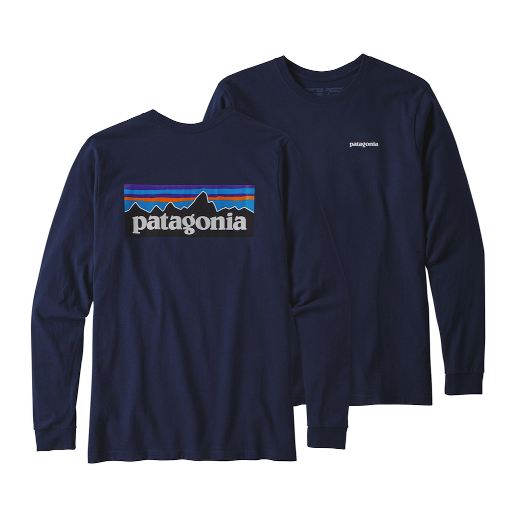 Polera Manga Larga P-6 Logo Hombre Azul - Imagen 2