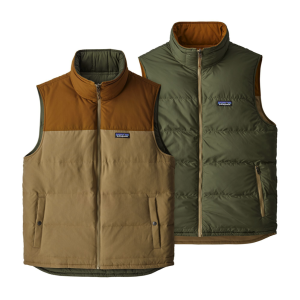 Parka Pluma Reversible Bivy Down Vest Hombre Café