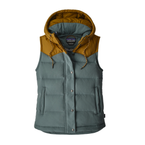 Parka Pluma Reversible Bivy Down Vest Mujer Azul