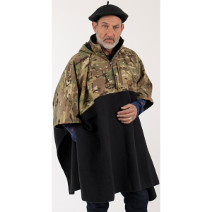 Poncho Taita Unisex Camo/Verde
