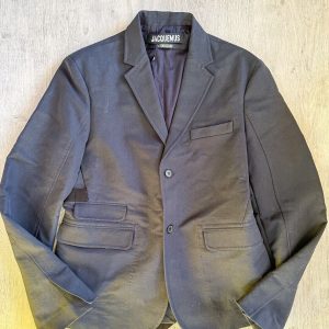 JACQUEMUS Menswear Le Chouchou Le Veste Piccinni Navy Blue Blazer Jacket