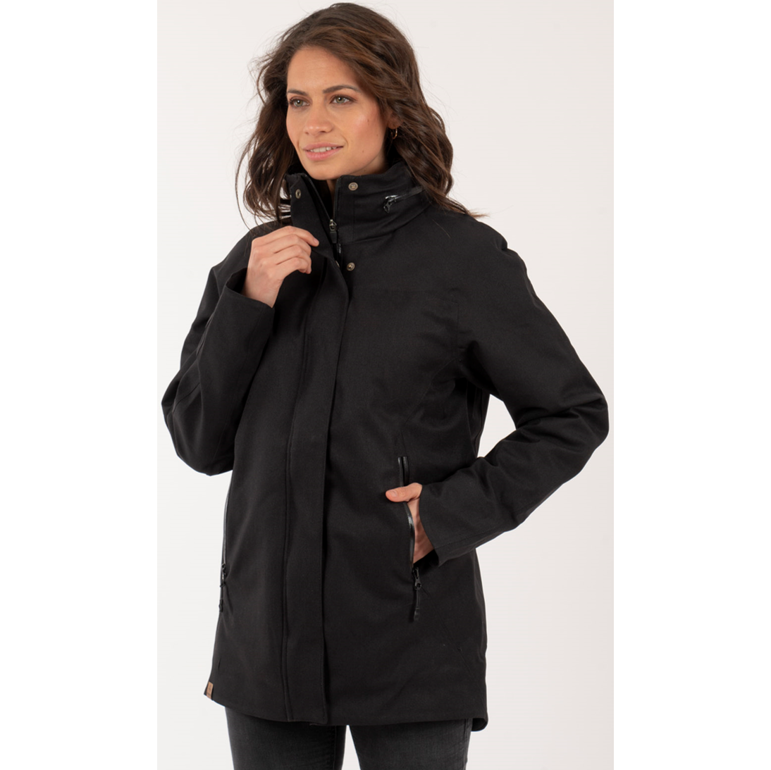 Parka Koyuska Mujer Negro - Imagen 2