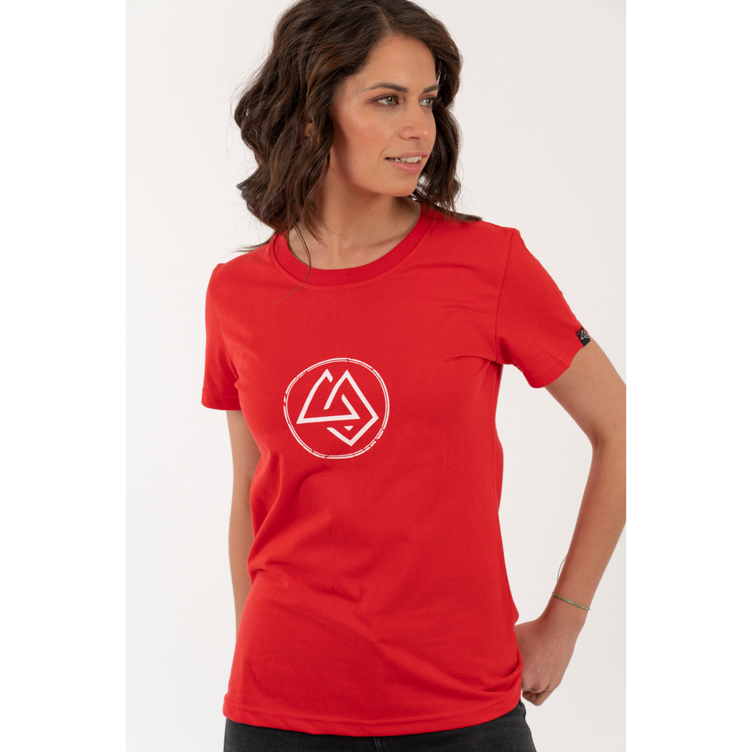 Polera Mujer Logo Circular Roja - Imagen 2