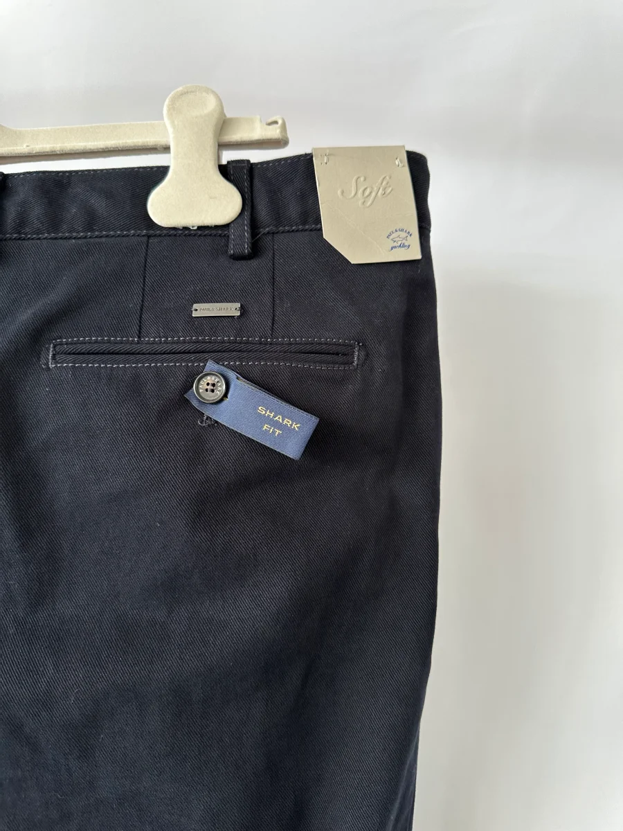 Paul And Shark Navy Soft Chino - Imagen 6