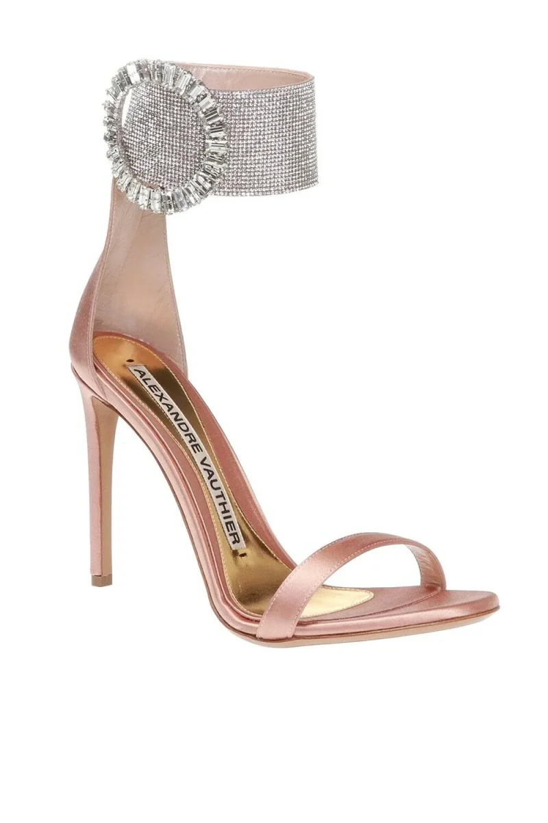 Alexandre Vauthier Pink Joan Embellished High Heels - Imagen 2
