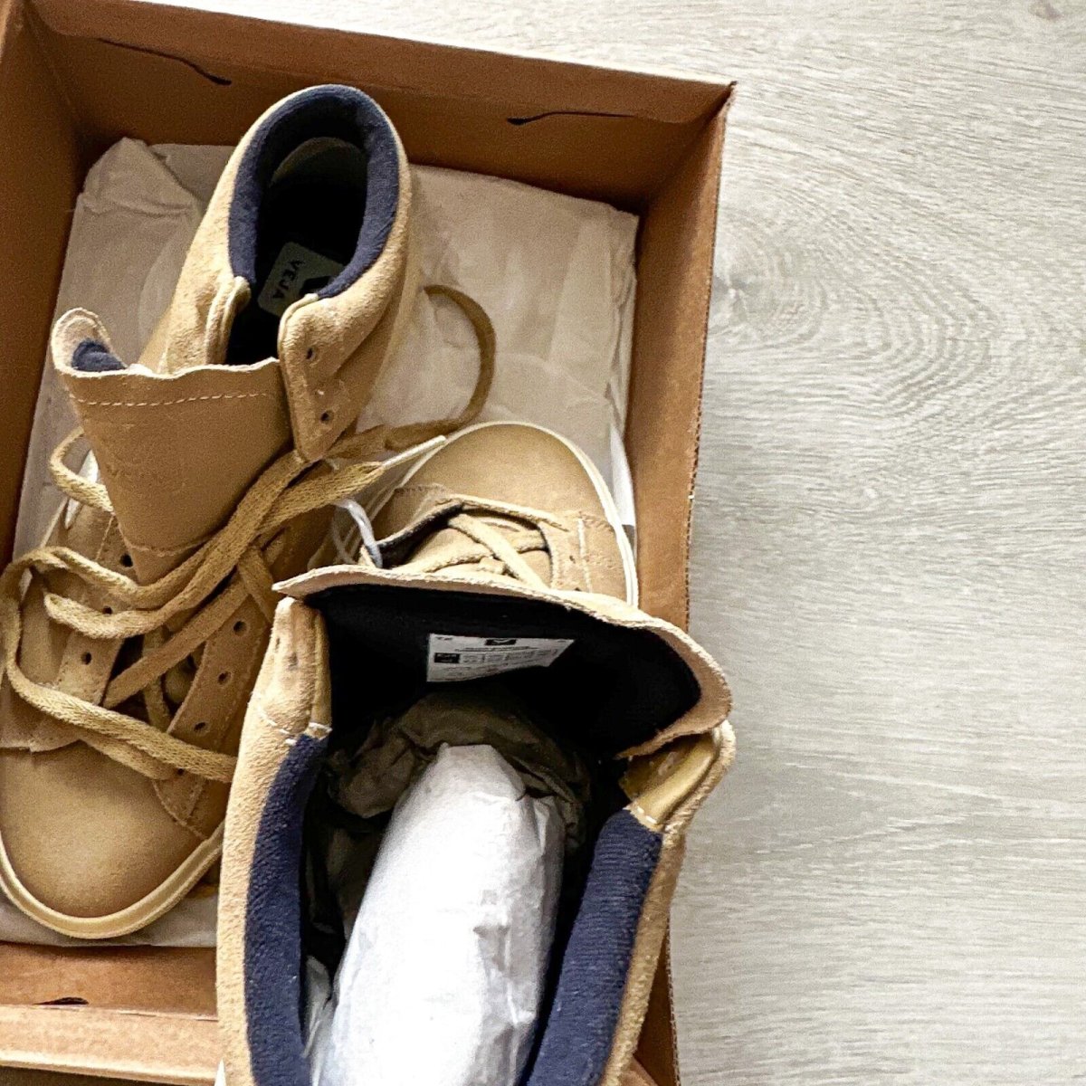 VEJA Minotaur Dune Brown Suede Pierre V Trainers Sneakers - Imagen 8