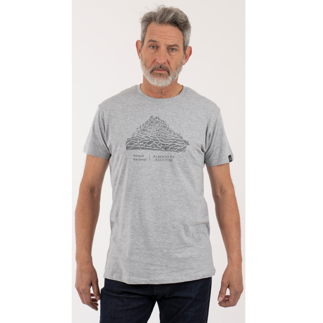 Polera Manga Corta Agostini Hombre – Gris - Imagen 2