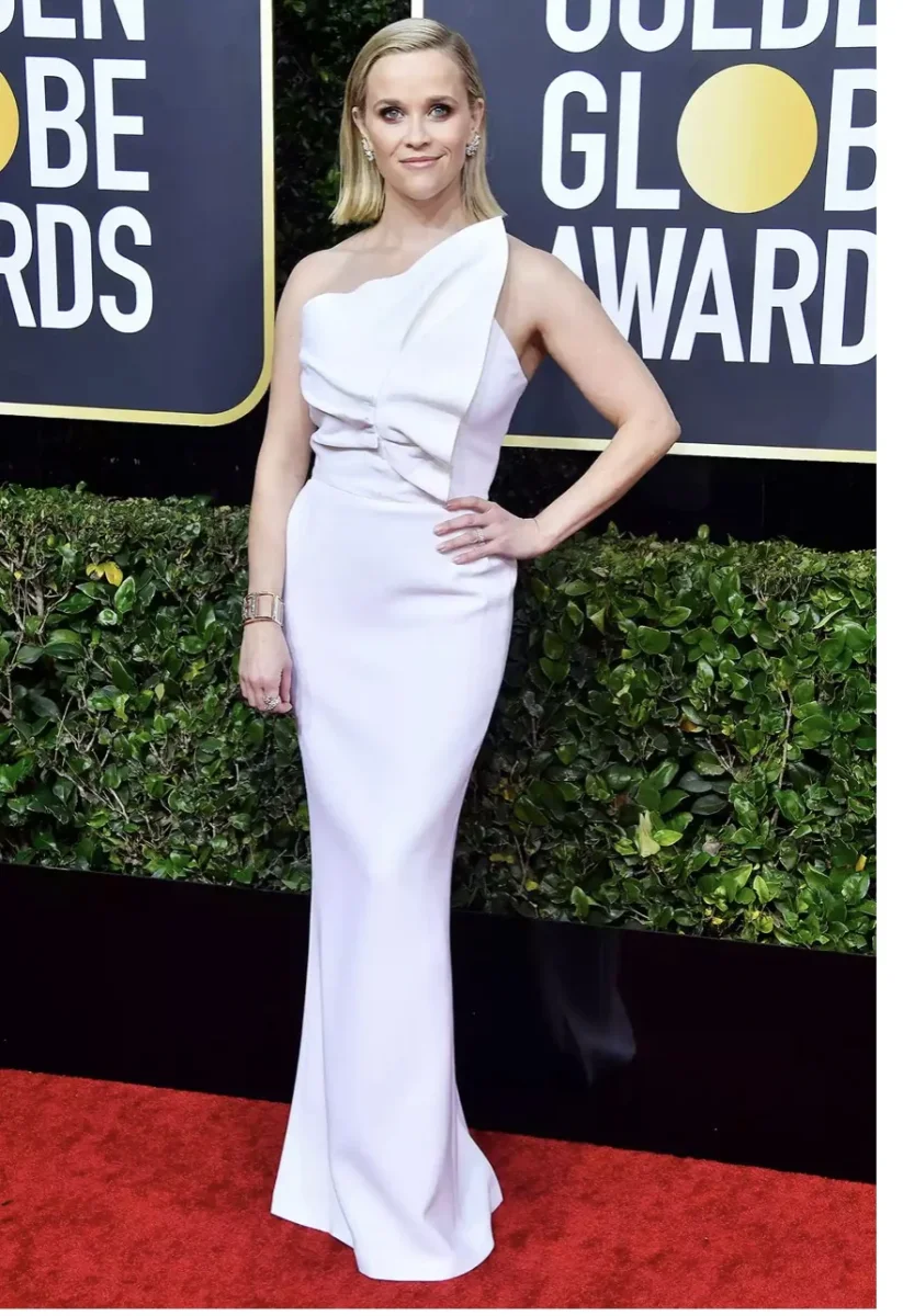 Roland Mouret White Warrington One Shoulder Ruffle Petal Column Gown - Imagen 6