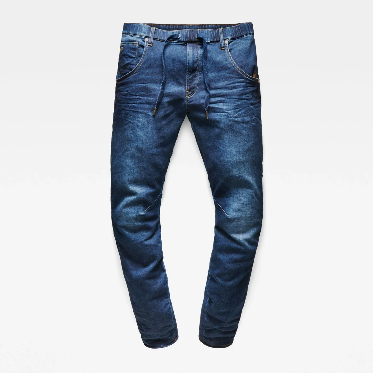 G-Star Arc 3D Sport Tapered Blue Trainer Elasticated Waist Pants Jeans - Imagen 6