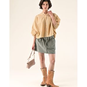 Blusa de rayas con volumen