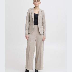 Pantalón de espiga en tonos claros