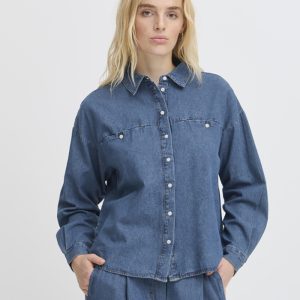 Blusa de tejido vaquero