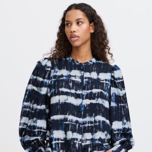 Blusa azul tie dye