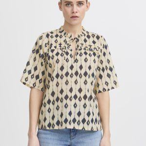 Blusa con estampado geométrico