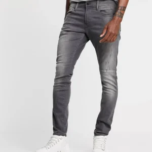 G-Star Revend Super Slim Skinny Slander Grey Light Aged Destroy Jeans