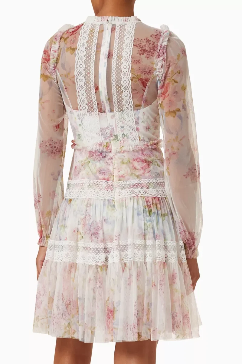Needle & Thread Floral Wonder Micro Mini Dress - Imagen 9