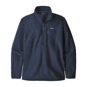 Polar Retro Pile Pullover Hombre Azul