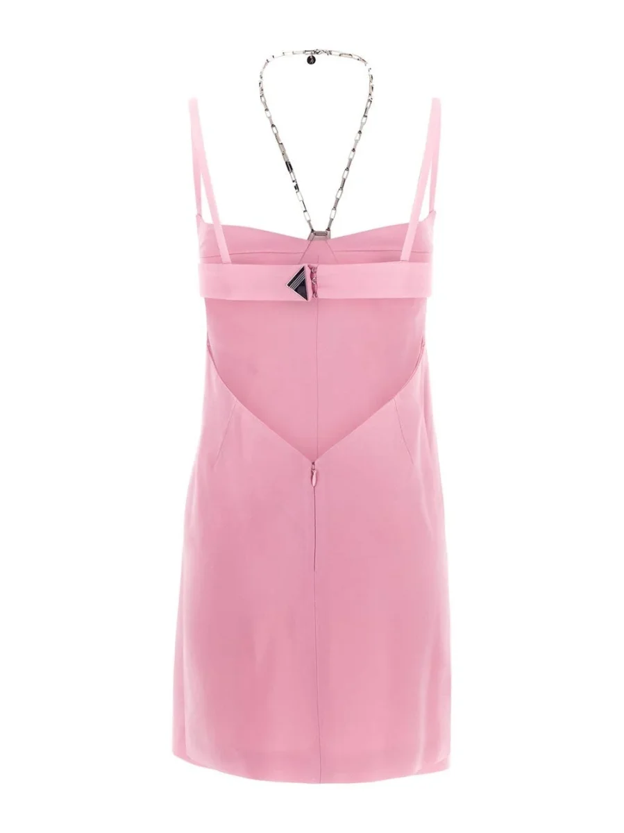 The Attico Coco Sugar Pink Mini Slip Dress - Imagen 6