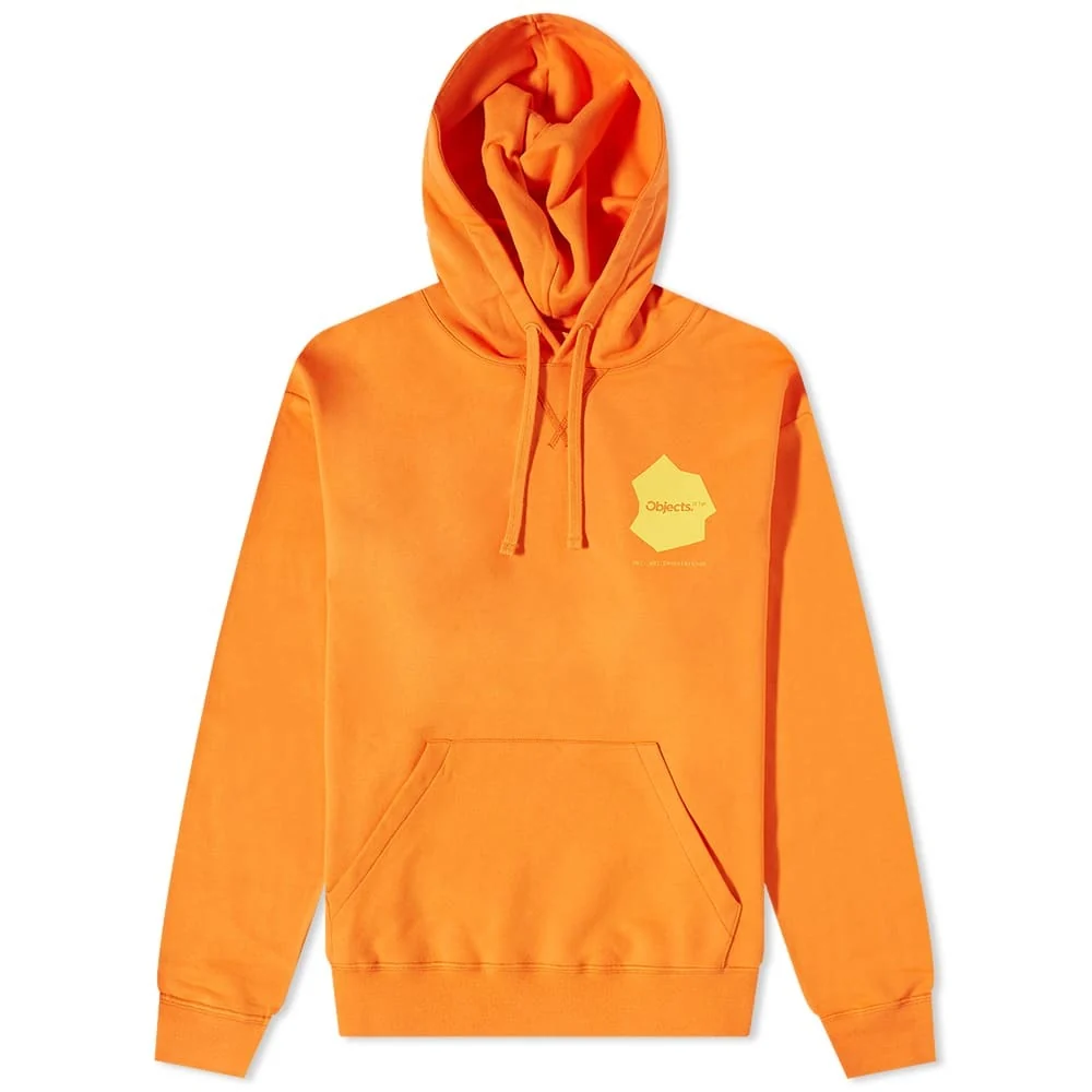 Objects IV Life By Daniel Arsham Men's Continuity Print Hoody in Studio Orange - Imagen 4