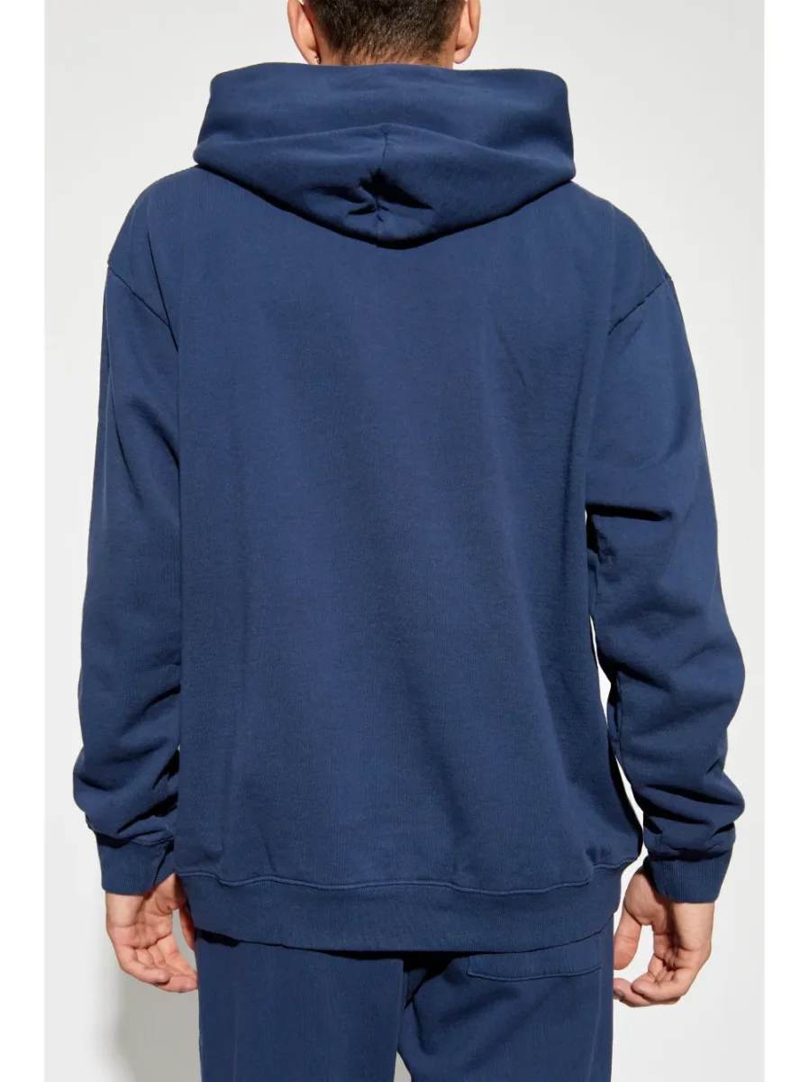 Sporty & Rich USA Athletics Blue hoodie - Imagen 4