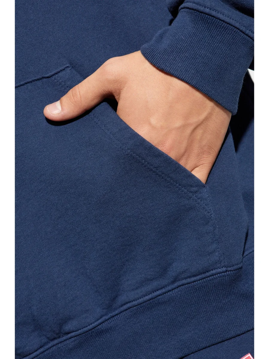 Sporty & Rich USA Athletics Blue hoodie - Imagen 5