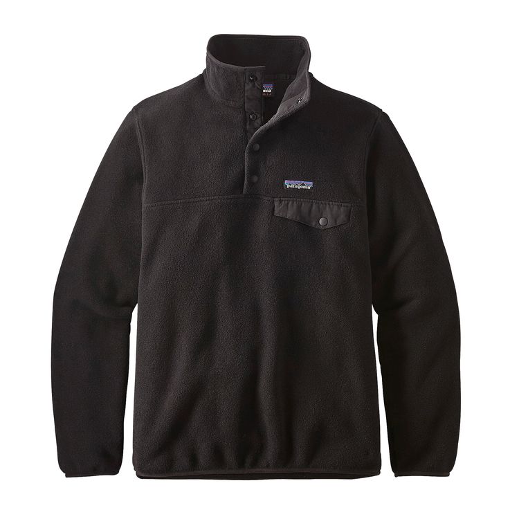 Polar LW Synchilla Snap-T Pullover Mujer Negro
