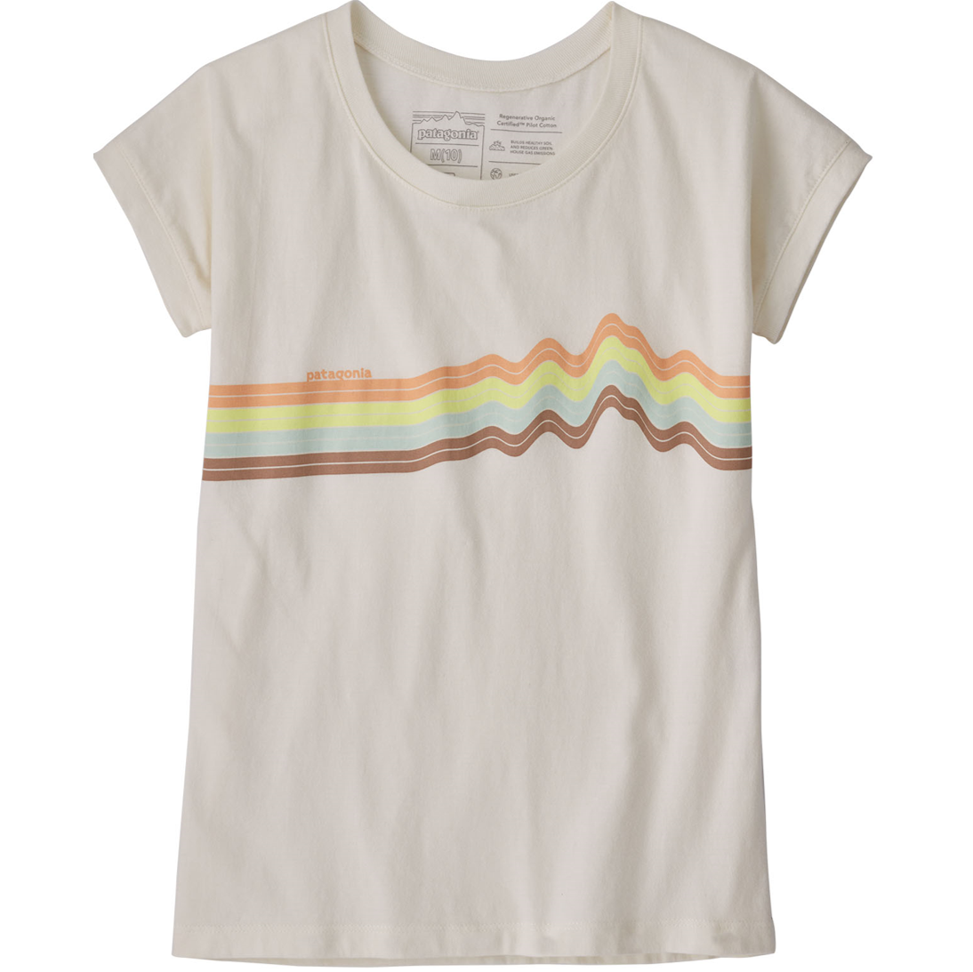 Polera Niña Regenerative Organic Certified™ Cotton Graphic T-Shirt - Imagen 2