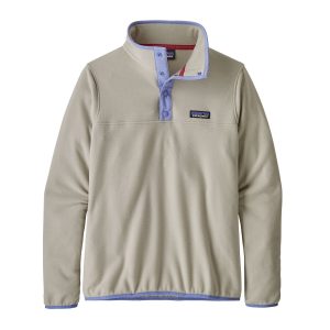 Polar Micro-D Snap-T Pullover Mujer Beige