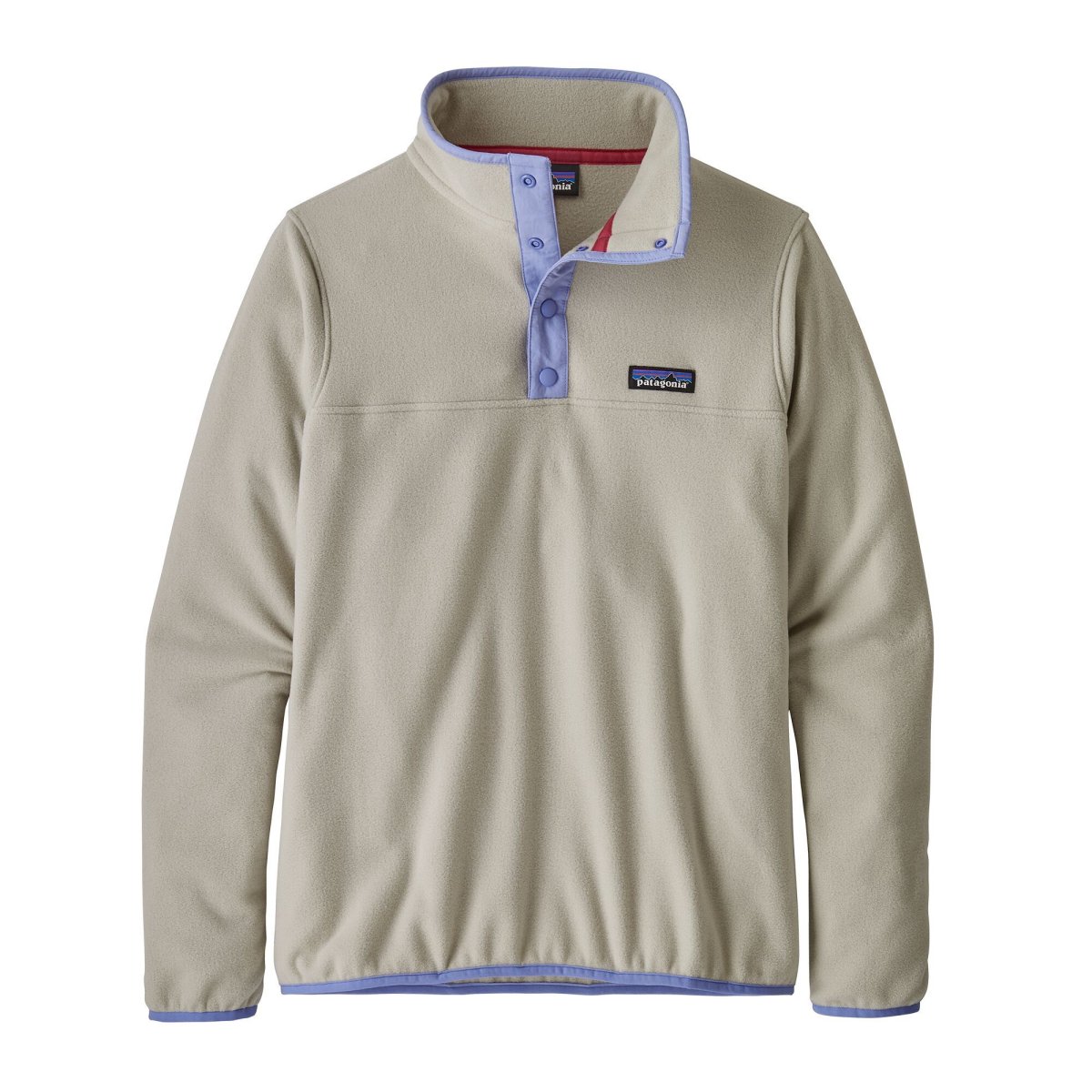 Polar Micro-D Snap-T Pullover Mujer Beige - Imagen 2