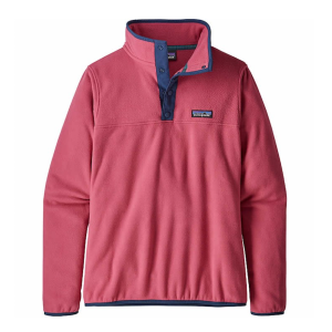 Polar Micro-D Snap-T Pullover Mujer Rosado