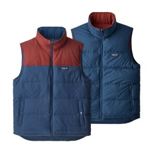 Parka Pluma Reversible Bivy Down Vest Hombre Azul