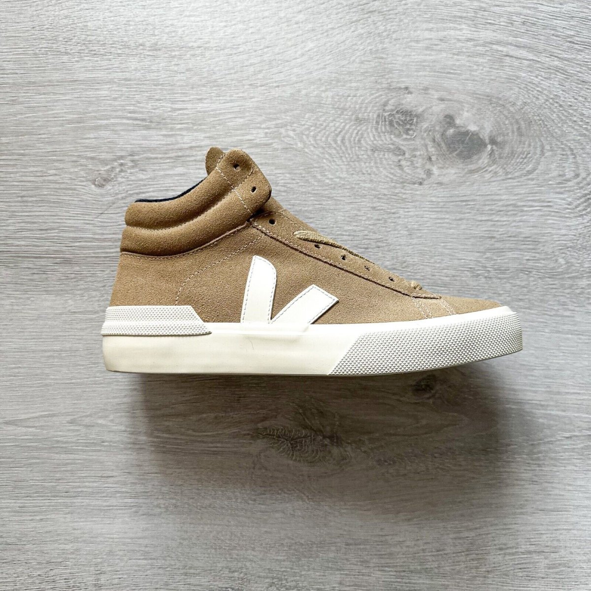 VEJA Minotaur Dune Brown Suede Pierre V Trainers Sneakers - Imagen 4