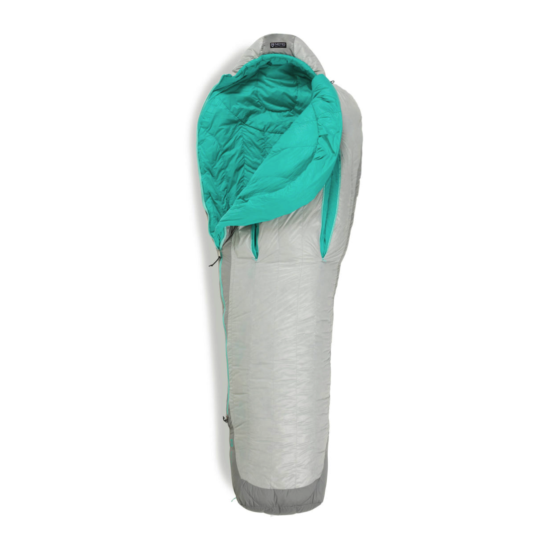 Saco de Dormir Aya 15 Regular Aluminium/Aqua Mujer - Imagen 4