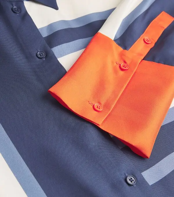 SIR. The Label Silk Striped Dazed Shirt - Imagen 4