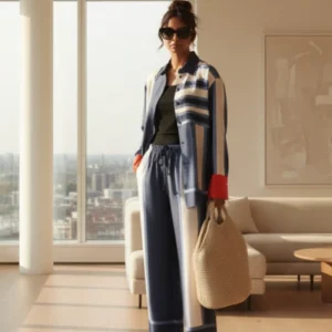 SIR. The Label Silk Striped Dazed Shirt