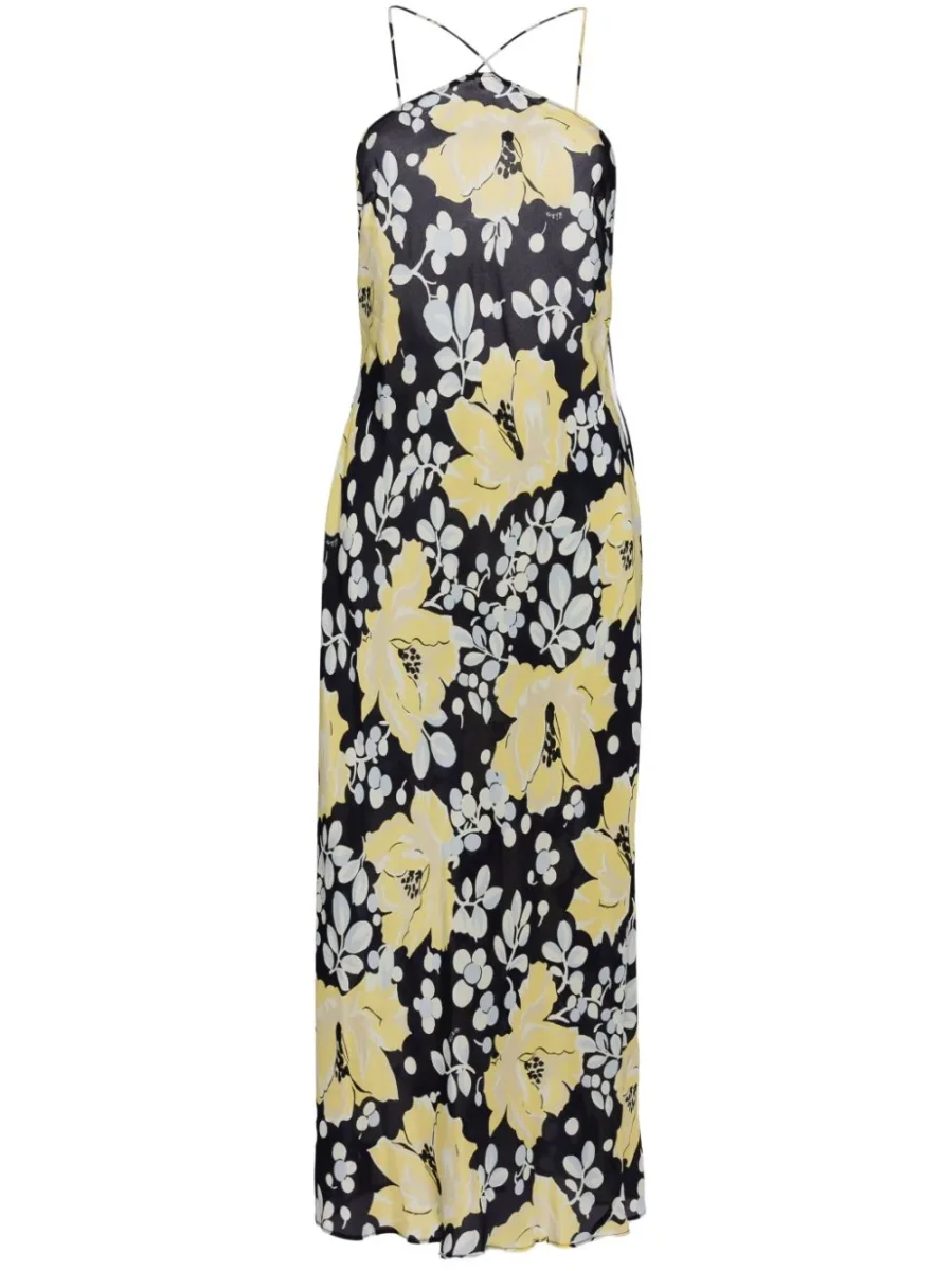 Rixo London Hayley Floral Print Silk Midi Dress - Imagen 5