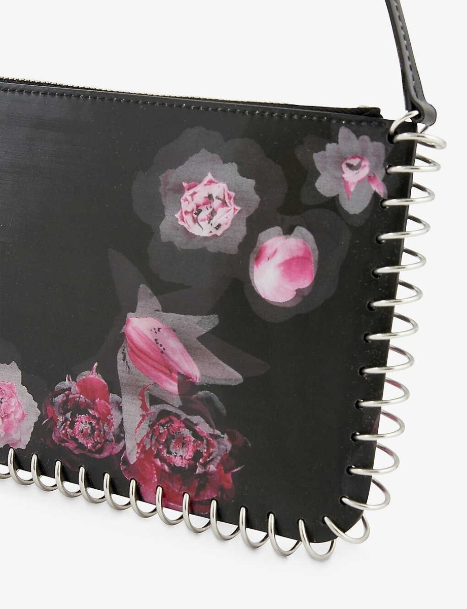 COPERNI Spiral Baguette Floral Pink Black Bag - Imagen 3