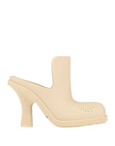 Burberry Rubber Highland Mules Beige - Imagen 2