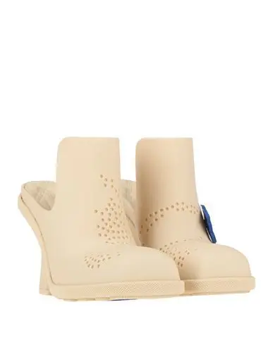 Burberry Rubber Highland Mules Beige - Imagen 3